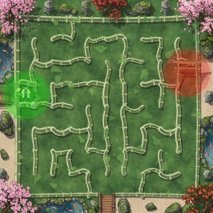 Bamboo maze