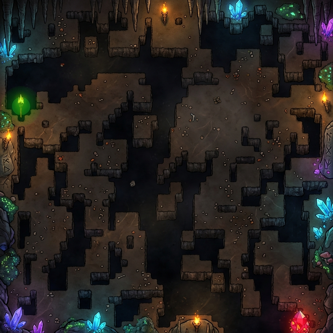 Cave Skeleton maze